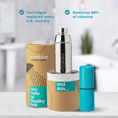 Alternative view of Pure Blue Shower Filter