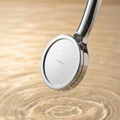 Pure Blue Handheld Power Shower - Ionic and High Pressure