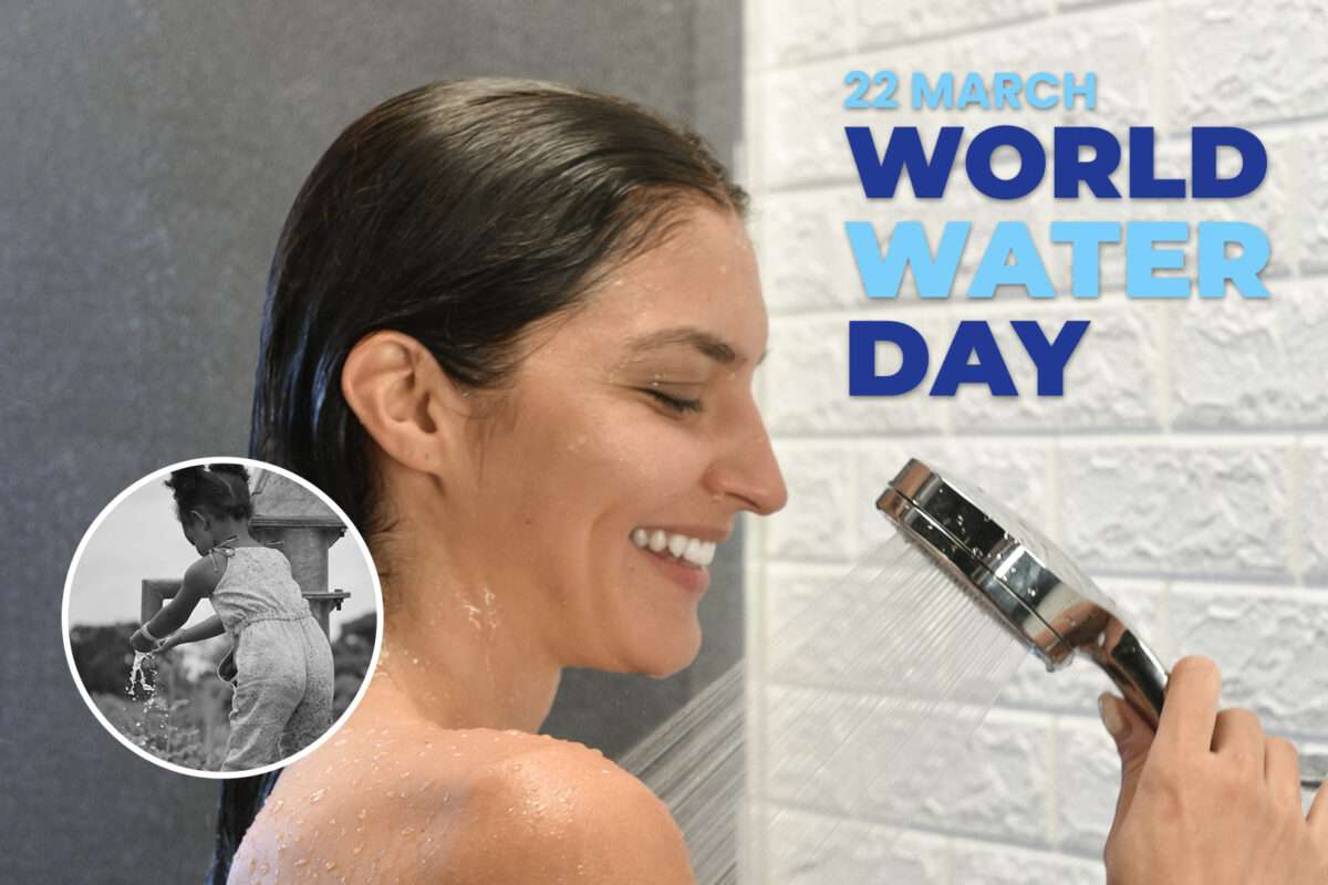 WORLD WATER DAY - h2o pure blue shower filter