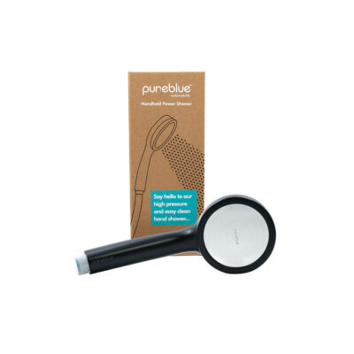 Alternative view of Pure Blue Handheld Power Shower - Ionic and High Pressure (Black)