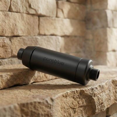 Pure Blue Black Shower Filter